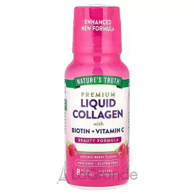 Nature's Truth Liquid Collagen with Amino Acid Protein + Biotin   