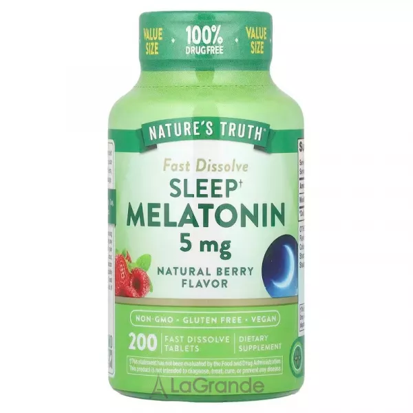 Nature's Truth Sleep Melatonin 5 mg ĳ������ ������� 