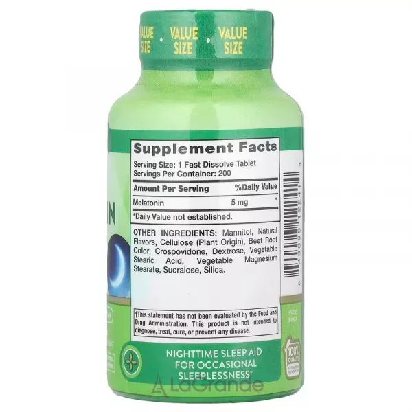 Nature's Truth Sleep Melatonin 5 mg ĳ������ ������� 