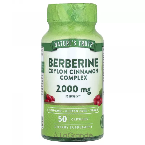 Nature's Truth Berberine Ceylon Cinnamon Complex 2000 mg �������� 