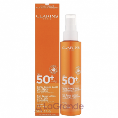 Clarins Sun Spray Lotion Very High Protection SPF 50+     SPF 50+