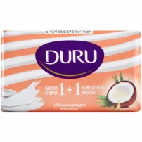 Duru 1+1 Soap Cream White Clay+Coconut Oil ����-���� "����� ����� � ��������� �����"