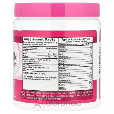 Nature's Truth Ultra Collagen Grass Fed Peptides ĳ  