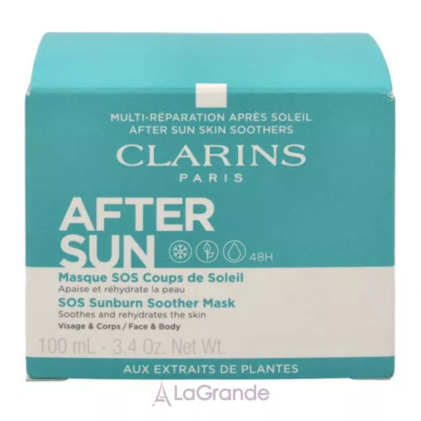 Clarins After Sun SOS Sunburn Soother Mask ����������� ����� ��� ������� �� ��� ���� �������
