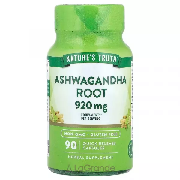 Nature's Truth Ashwagandha Root 920 mg ĳ������ ������� 