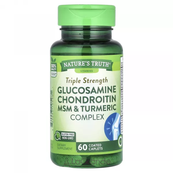 Nature's Truth Glucosamine Chondroitin MSM & Turmeric Complex Triple Strength �������� 