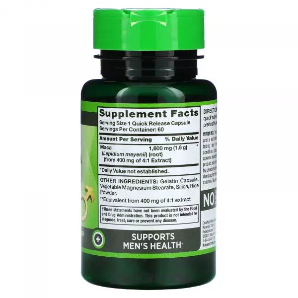 Nature's Truth Maca 1600 mg ĳ������ ������� 