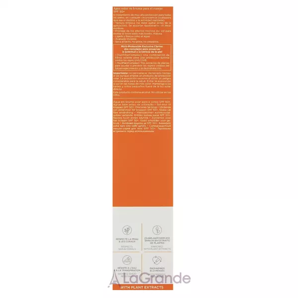 Clarins Sun Care Water Mist SPF 50+ ������������� ����� ��� ��� SPF 50+