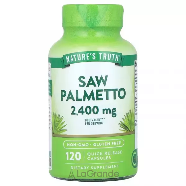 Nature's Truth Saw Palmetto 2400 mg ĳ������ ������� 