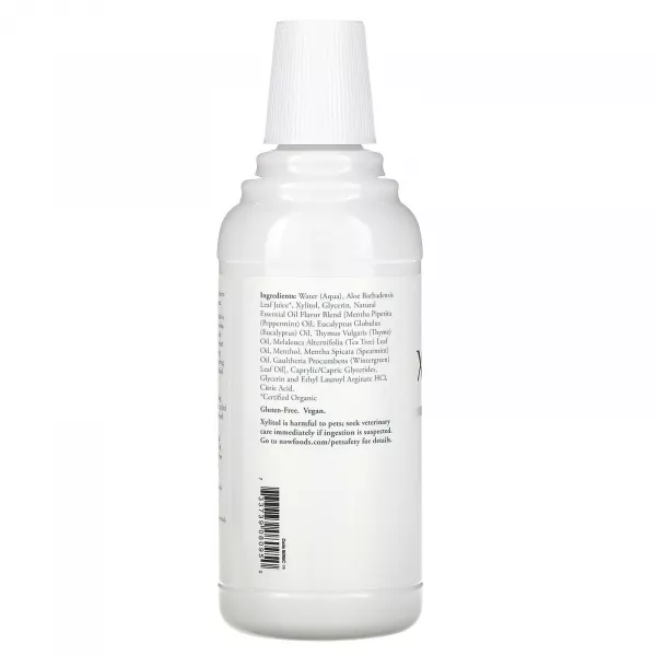 Now Foods Solutions Xyli White Refreshmint Mouthwash �������������� ��� ������� ��� 