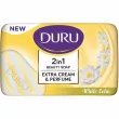 Duru 2in1 Extra Cream And Perfume Beauty Soap White Lotus 100g