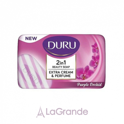 Duru 2in1 Extra Cream And Perfume Beauty Soap Purple Orchid   
