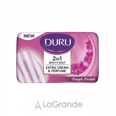 Duru 2in1 Extra Cream And Perfume Beauty Soap Purple Orchid   