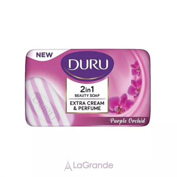 Duru 2in1 Extra Cream And Perfume Beauty Soap Purple Orchid ������������� ���� 