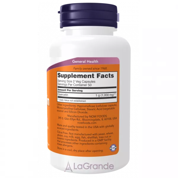 Now Foods Quercetin 500 mg ����������� ������� 