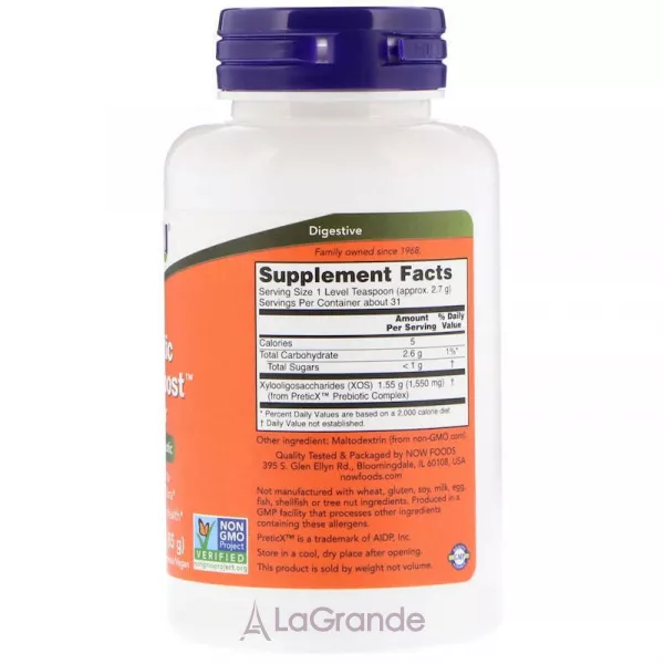 Now Foods Prebiotic Bifido Boost Powder ����������� ������� 