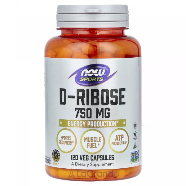 Now Foods Sports D-Ribose 750 mg ����������� ������� 