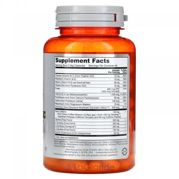 Now Foods Sports Sustained Energy �������������� �������
