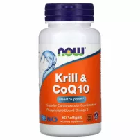 Now Foods Krill & CoQ10 ĳ������ ������� "��� ����� �� ������� Q10"
