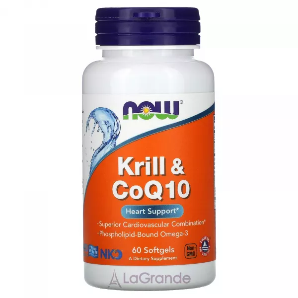 Now Foods Krill & CoQ10 ����������� ������� 