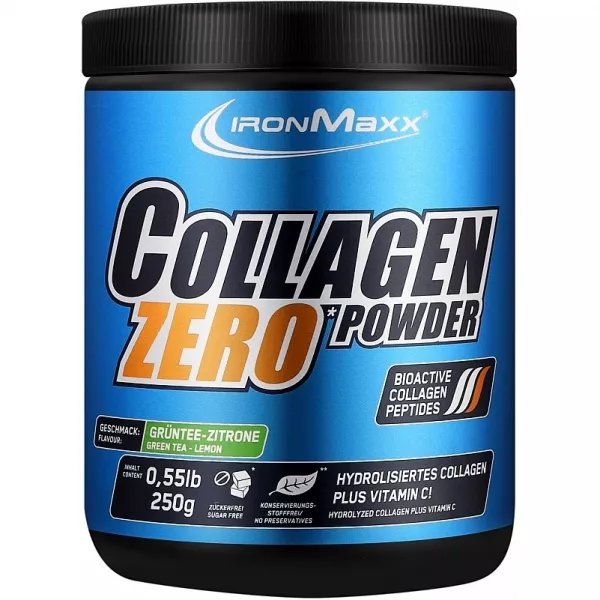 IronMaxx Collagen Powder Zero Green Tea - Lemon ������� ������� 