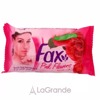 Fax Happy Home Beauty Pink Flowers Soap With Vitamin E   