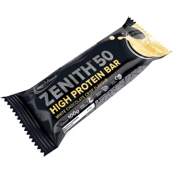IronMaxx Zenith 50 High Protein Bar White Chocolate Crisp Flavour ����������� �������� �� ������ 