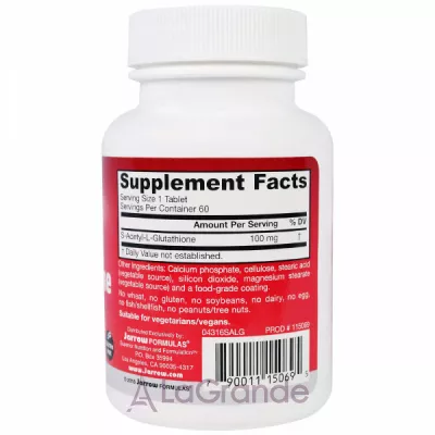 Jarrow Formulas S-Acetyl L-Glutathione 100 mg ĳ  