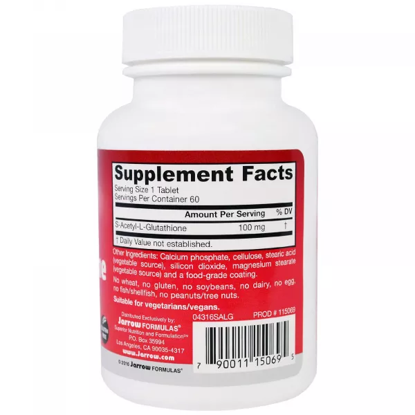 Jarrow Formulas S-Acetyl L-Glutathione 100 mg ĳ������ ������� 
