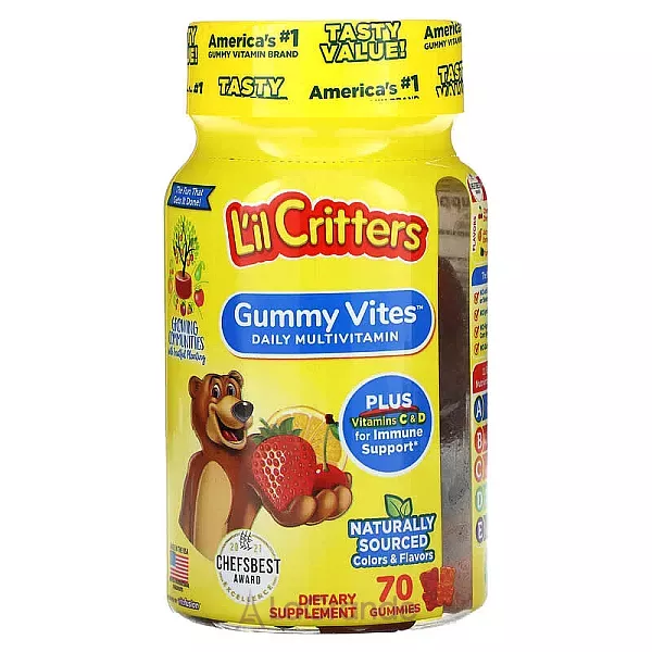 L'il Critters Gummy Vites Daily Multivitamin �������� ��������������� ��� �����, ����������� ������� �� ������ �������