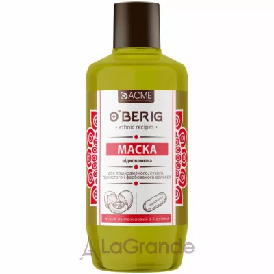 O'Berig Regenerating Mask-Oil Egg-Panthenol With 5 Oils - 