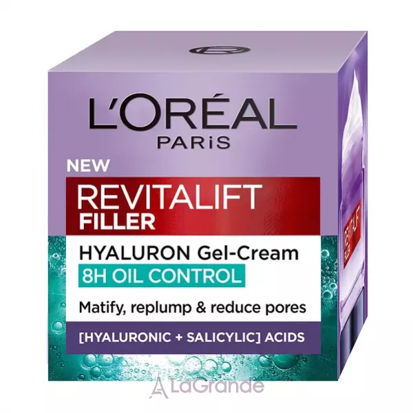 L'Oreal Paris Revitalift Filler Hydrating Oil-Control Gel Cream ����������� �������������� ����-���� ��� ������ � ��������������� ���� ����
