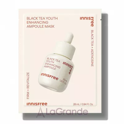 Innisfree Black Tea Youth Enhancing Ampoule Mask      