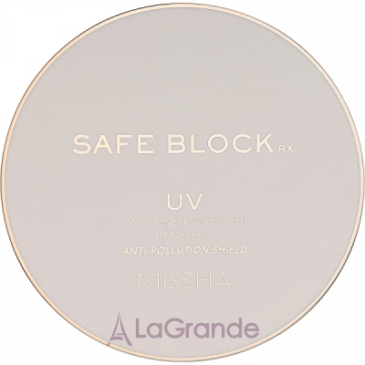 Missha Safe Block RX Cover Tone Up Sun Cushion SPF50+ PA++++    SPF50+