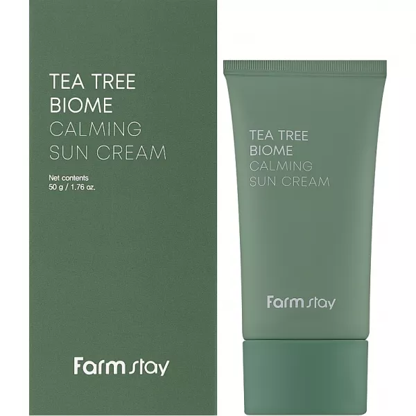 FarmStay Tea Tree Biome Calming Sun Cream ������������� �������������� ����