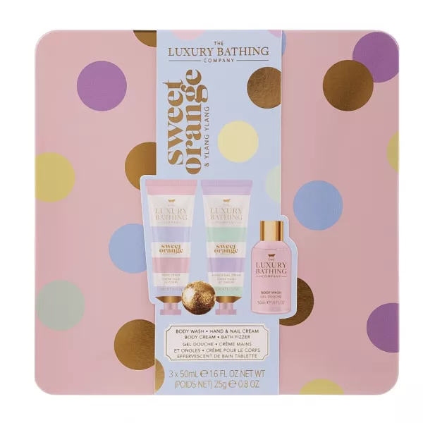 Grace Cole The Luxury Bathing Company Sweet Orange & Ylang Ylang ���� (b/cr/50ml + h&n cr/50ml + b/wash/50ml + bomb/25g)