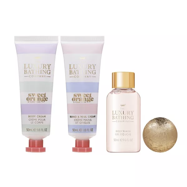 Grace Cole The Luxury Bathing Company Sweet Orange & Ylang Ylang ���� (b/cr/50ml + h&n cr/50ml + b/wash/50ml + bomb/25g)