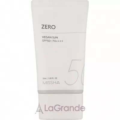 Missha All Around Safe Block Zero Vegan Sun SPF50+ PA++++     SPF50+ PA++++