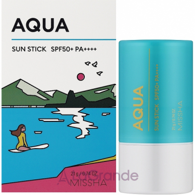 Missha Aqua Sun Stick SPF50+++ PA+++      SPF50+++ PA+++