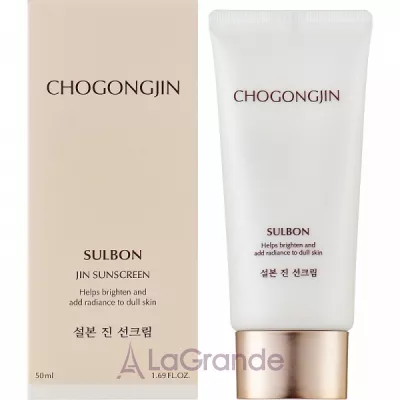 Missha Chogongjin Sulbon Jin Sunscreen SPF50+ PA++++      SPF50+ PA++++