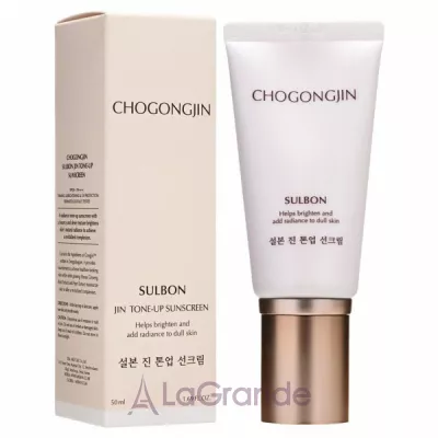 Chogongjin Sulbon Jin Tone-Up Sunscreen Cream SPF50+ PA++++    SPF50+ PA++++