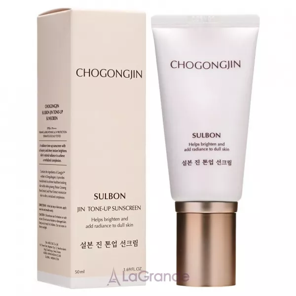 Chogongjin Sulbon Jin Tone-Up Sunscreen Cream SPF50+ PA++++ ����������� ������������� ���� SPF50+ PA++++