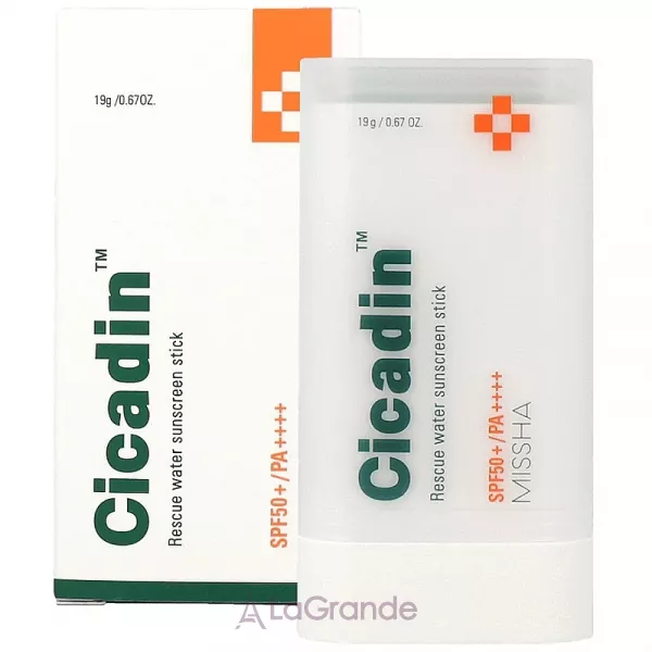 Missha Cicadin Rescue Water Sunscreen Stick SPF50+ PA++++ ������������� ��� ��� ������� � ���������� ������� SPF50+ PA++++