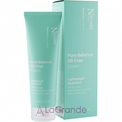 Nacomi Moisturizing Pure Balance Oil-Free Cream -          