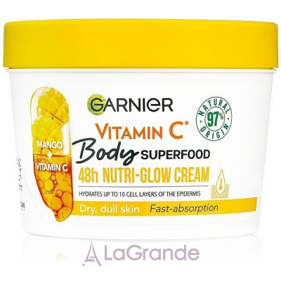 Garnier Vitamin C Nutri-Glow Body Cream                ,   