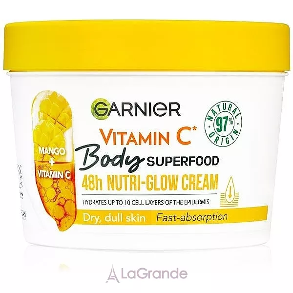 Garnier Vitamin C Nutri-Glow Body Cream �������������� ���� � ������� � �� �������� ����� � ������� ������ ��� ������ ���� ���� ���, ��� �� ���
