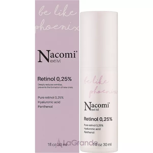Nacomi Next Level Retinol 0,25% Serum ������ ��������� ��� ���� � ��������� 0,25% � ����������