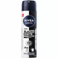 NIVEA MEN Black & White Invisible Original Anti-Perspirant 72H ��������������-����� "������ � �����. ���������: ������������ 72H", ��� ������