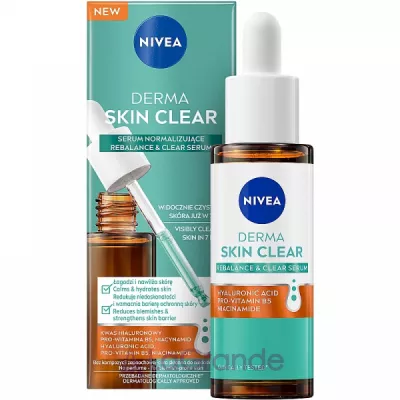 NIVEA Derma Skin Clear Rebalance & Clear Serum        