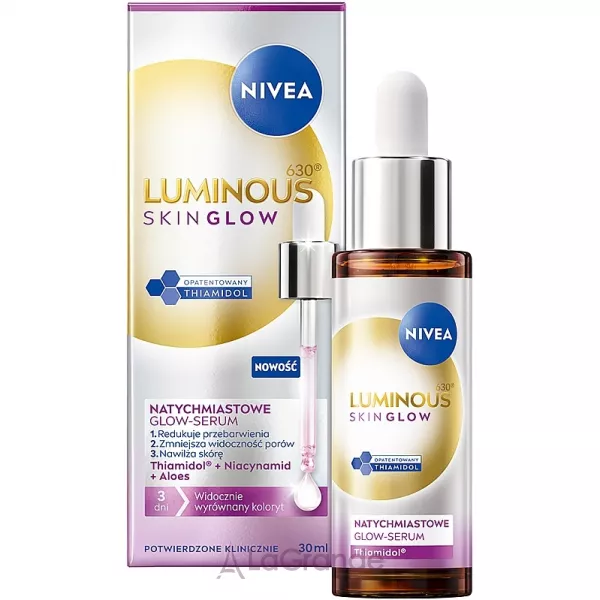 NIVEA Luminous 630 Skin Glow Serum ��������� ��� �������� ������ ����